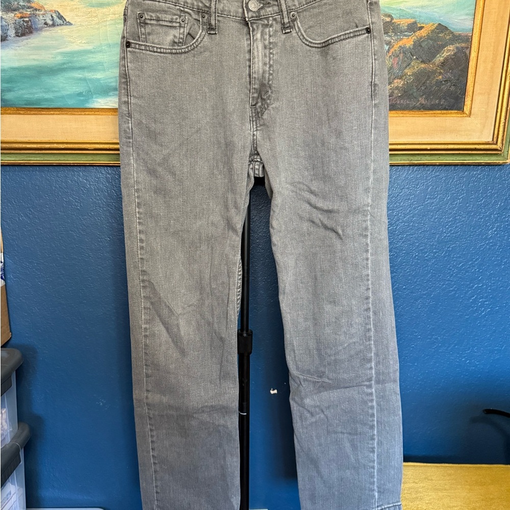 Men's Gray Levi’s 514 Jeans